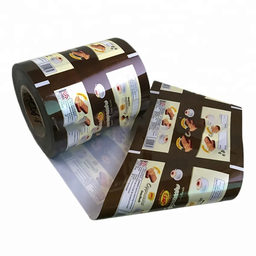 Customize Laminated Bopp/Aluminum/Pe Packaging Bags Printed Food Grade Plastic Packing Film Rolls For Banan Chips packaging