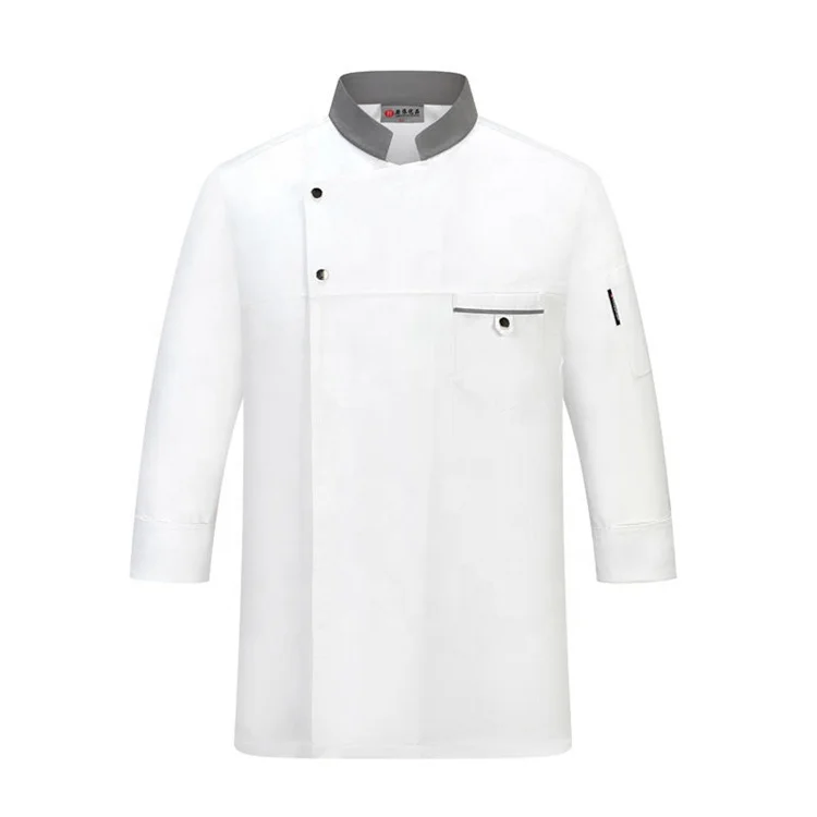 
Factory Wholesale Kitchen Cooking Cookwear Set Casual Cook Uniform Breathable Chef Uniform Jacket 