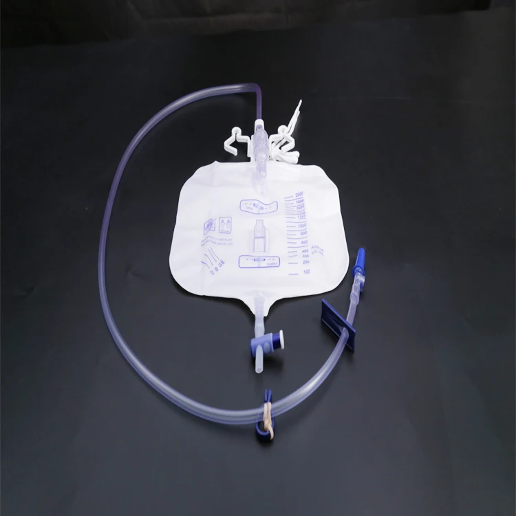 500ml 1000ml 2000ml medical urine drainage bag with pvc material production line