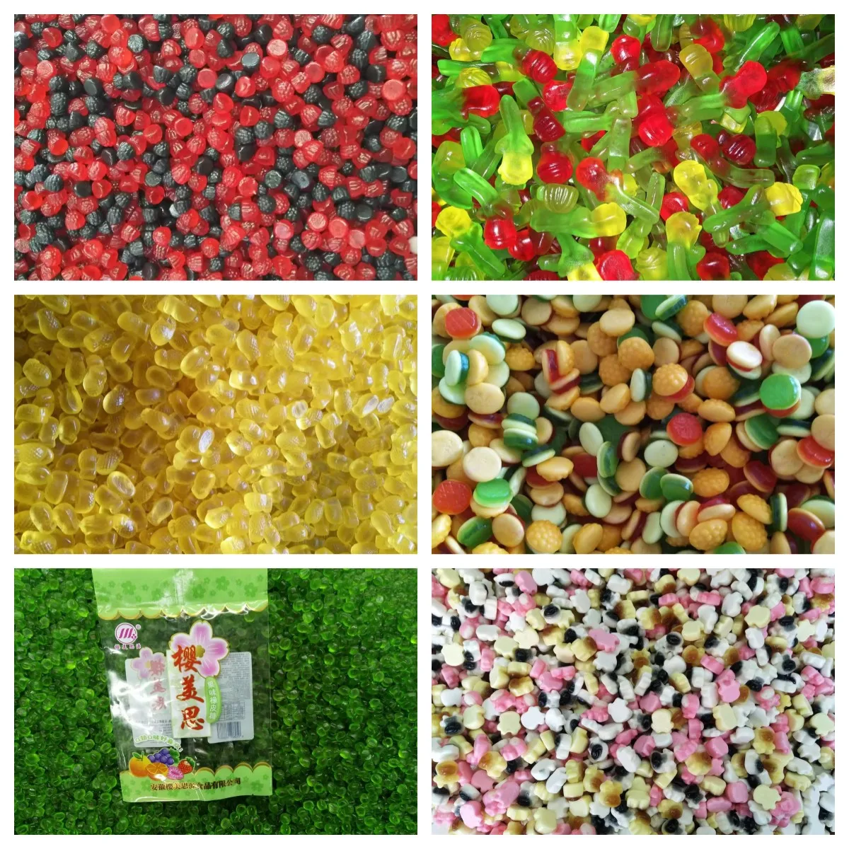 Bulk Wholesale Soft Candy Snacks Different Shape Sugar Coated Candies