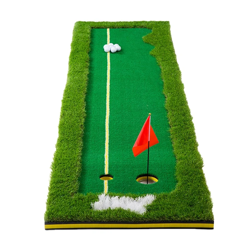 Golf Putting Trainer Emulation Lawn Putting Blanket Home Office Green Mini Golf Products