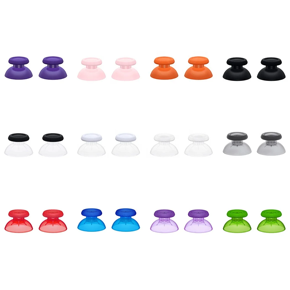 Colorful Metal Plastic Replacement Thumbsticks For PS5 Controller Custom Analog Stick Joystick For PS5 Thumb Sticks For PS4 Pro