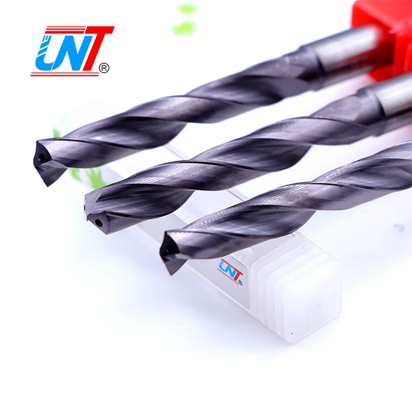 UNT Freze CNC Machine Tools Solid Tungsten Carbide Fresa 2 Flutes Metal Stainless Steel Twist Milling Drill Bits For Metal