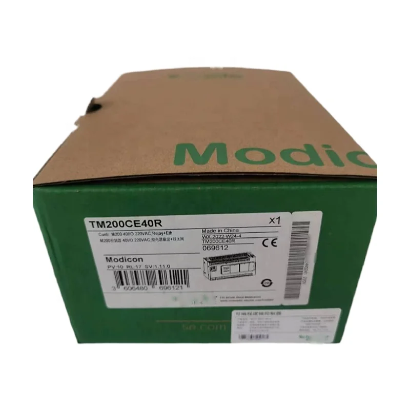 New Original PLC programmable controller module TM200CE40R controller M200 40 IO relay Ethernet In  Stock for Schneider