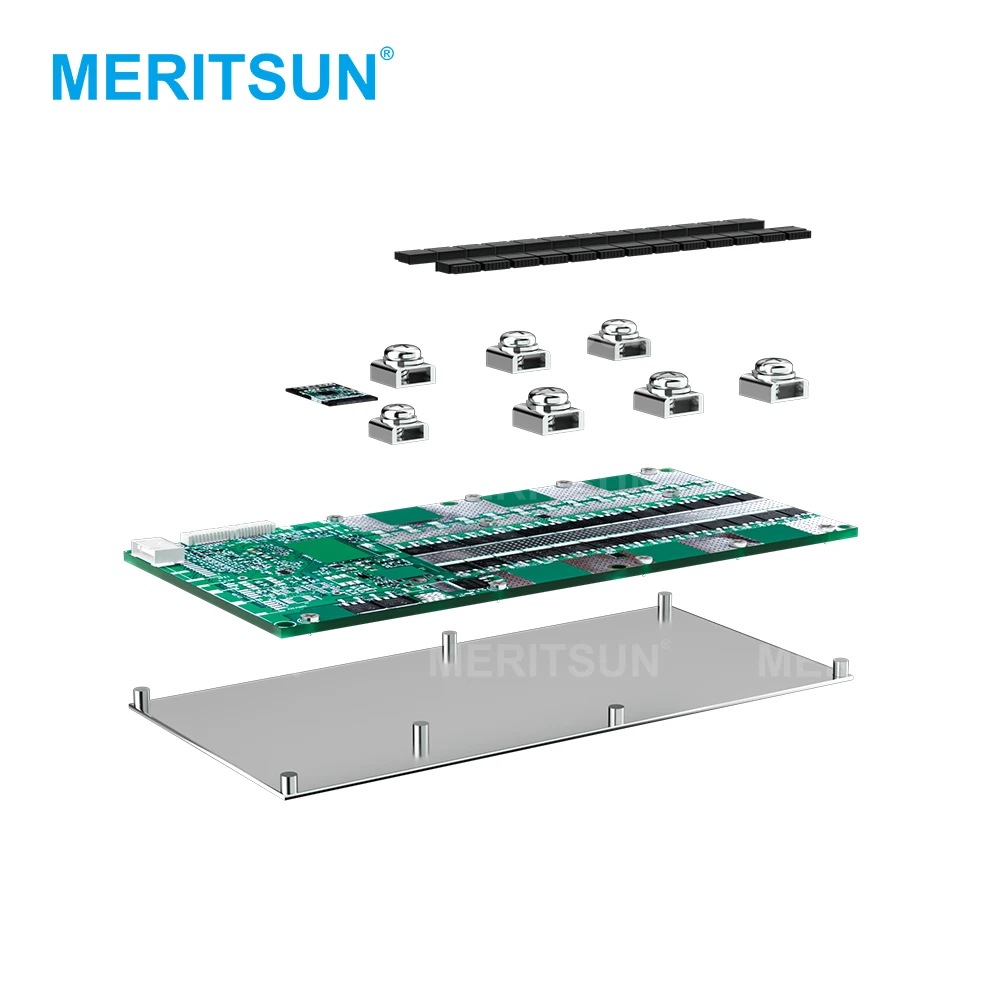 MeritSun BMS 4S 100A 120A communication port 12V LiFePO4 Battery