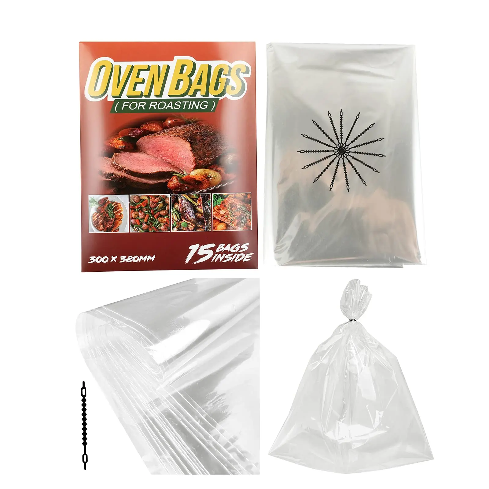 2022 Hot on Amazon food grade custom bread portable none oven bag 2 in 1