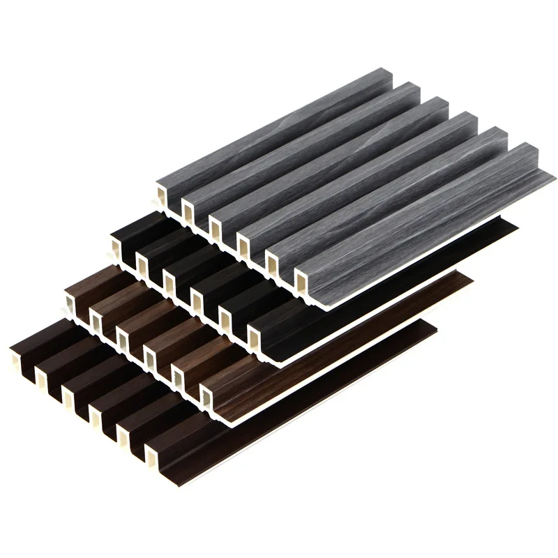 Interior wall decoration wpc fluted wall panel