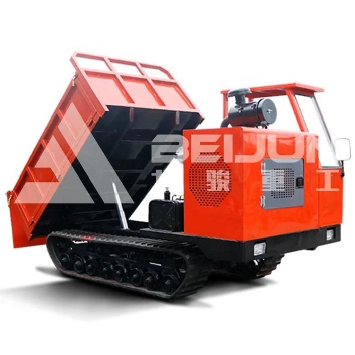 All Terrain 5 ton 10 ton Climbing Tiger Hydraulic Tracked Crawler Dumper Truck