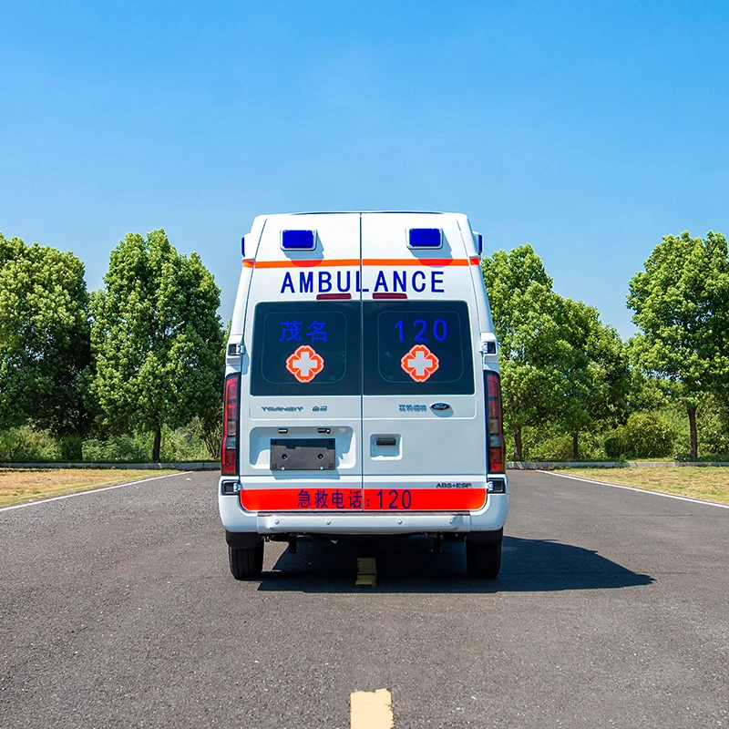 Hot New Sale Long Axis High Top Monitoring Ambulance Vehicle Emergency Van Vehicle for Sale
