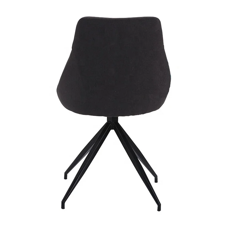 New Design Leisure 360 degree restaurant velvet dining chair swivel chair