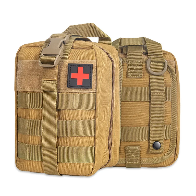 Survival First Aid Kit  Ifak Trauma Med Kit Emergency Medical Chest Seal Bleeding Control Kit, Tactical Molle Pouch for Travel