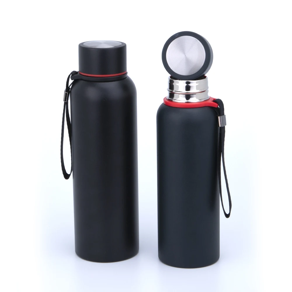 China manufacturer double wall stainless steel water bottle flasks for sale bullet vacuum 520ml