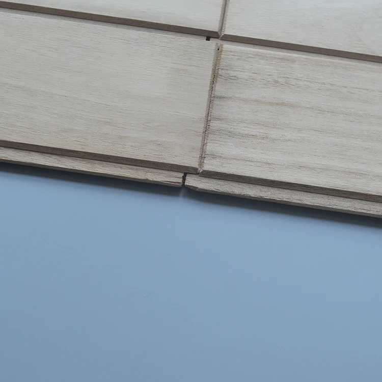 Natural color unfinished tongue and groove wood flooring solid wood parquet