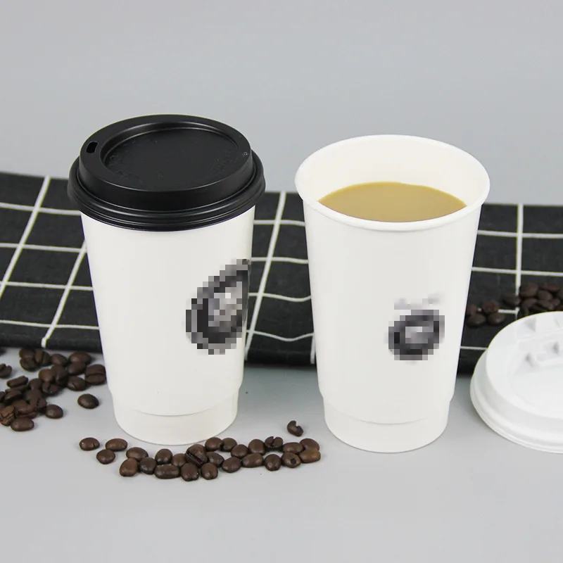 Factory price 8oz 12oz 16oz customized design high quality double wall coffee paper cup
