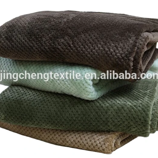 100% polyester fluffy soft  fleece flannel fleece popcorn fabric for bedding