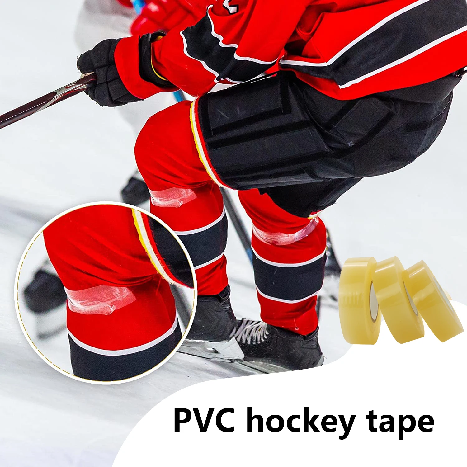 ANTI Soccer And Ice Hockey Stick Clear Socks Shin Guard Tape