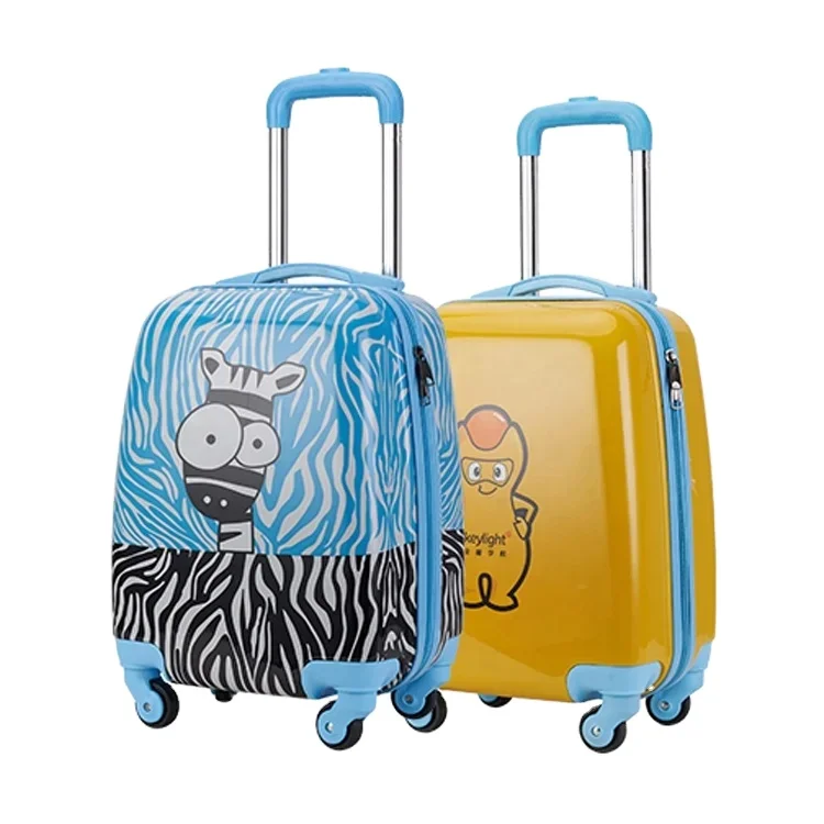 Best Hard Sheet Suitcase Trolley Bags Travel Bavul Luggage Bag For Kids With Universal Wheel