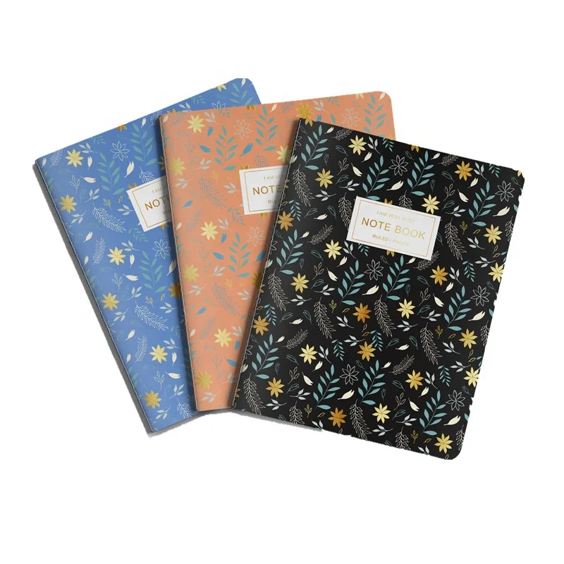 Holi Hot PU Leather Note books Kids Cute children Notebooks Journals Design For School Children Exercise