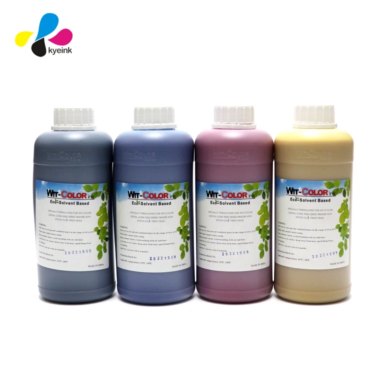 wit color eco solvent ink wit color ink dx5 ink wit color eco solvente xp600 tinta