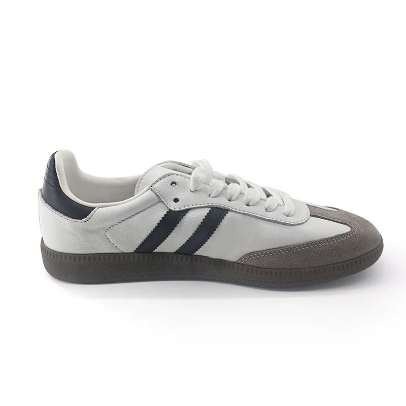 Dropshipping Stylish Popular Genuine Leather Soft Breathable Sport Running Walking Style Outdoor Anti-Slippery Men Sneaker Shoes