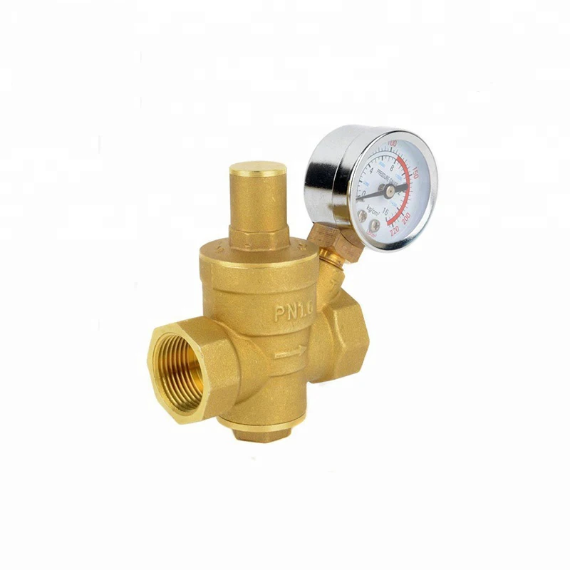 Brass Water Pressure Regulator Reducing Valve for Hydraulic