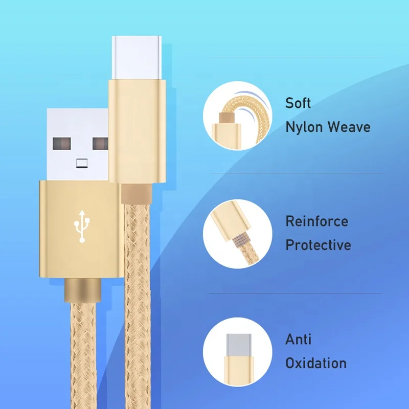 WIK-YT DDP длинные 10ft нейлоновый usb-кабель для зарядки и быстрой мобильного телефона кабель 3