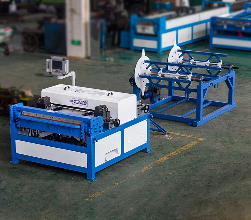 BYFO hvac duct making machine square pipe forming machine air tube manufacturing auto line 3
