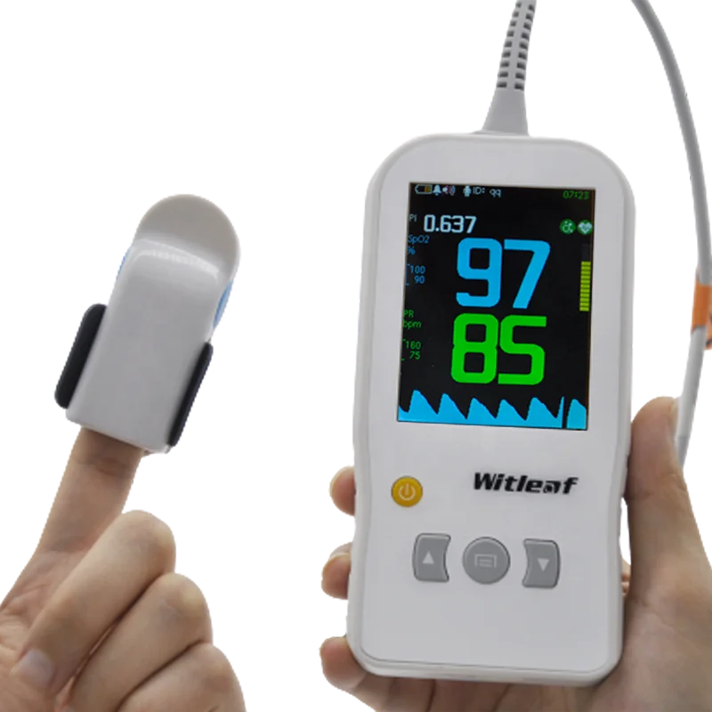 OLED Display Handheld Pulse Oximeter of Portable Adult Palm Oximeter with High Quality