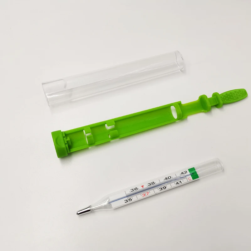 Medical metallic glass liquid thermometer mercury-free factory price gallium mercury-free thermometer