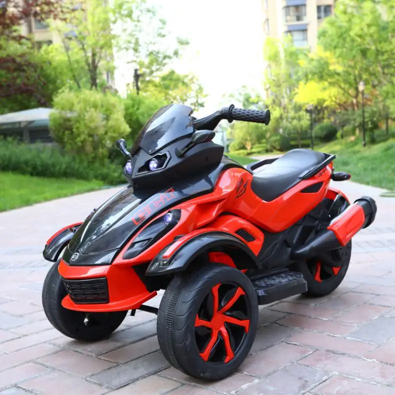 New 12V Electric Motorcycles for Kids Powerful with Light Music 3 Wheels and Early Educational Features Age Range 2-4 Years