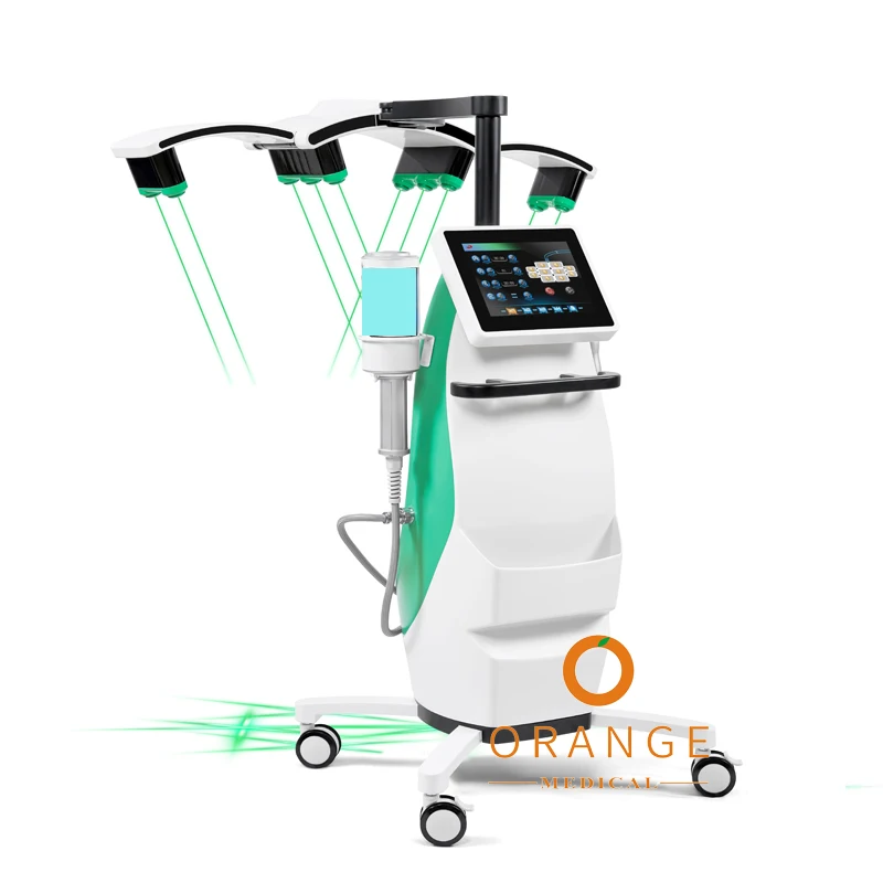 Hot sale Green light therapy 10D 5D lipo fat burning weight loss slimming machine with vacuum roller handles