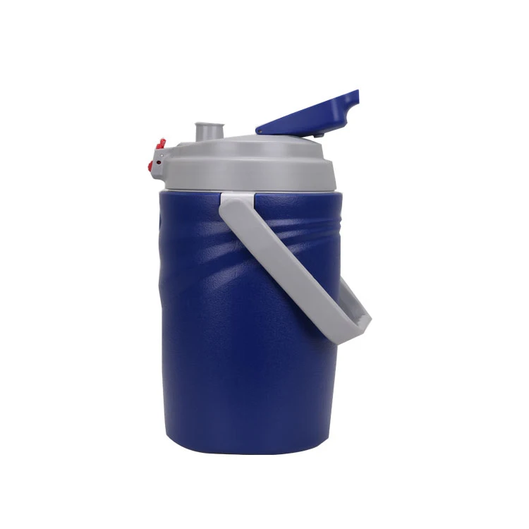 2.5L portable plastic drinking ice jug insulated water cooler jug