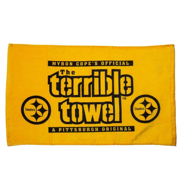 100% полотенце из полиэстера для спортивных мероприятий ужасное (Pittsburgh Steelers)