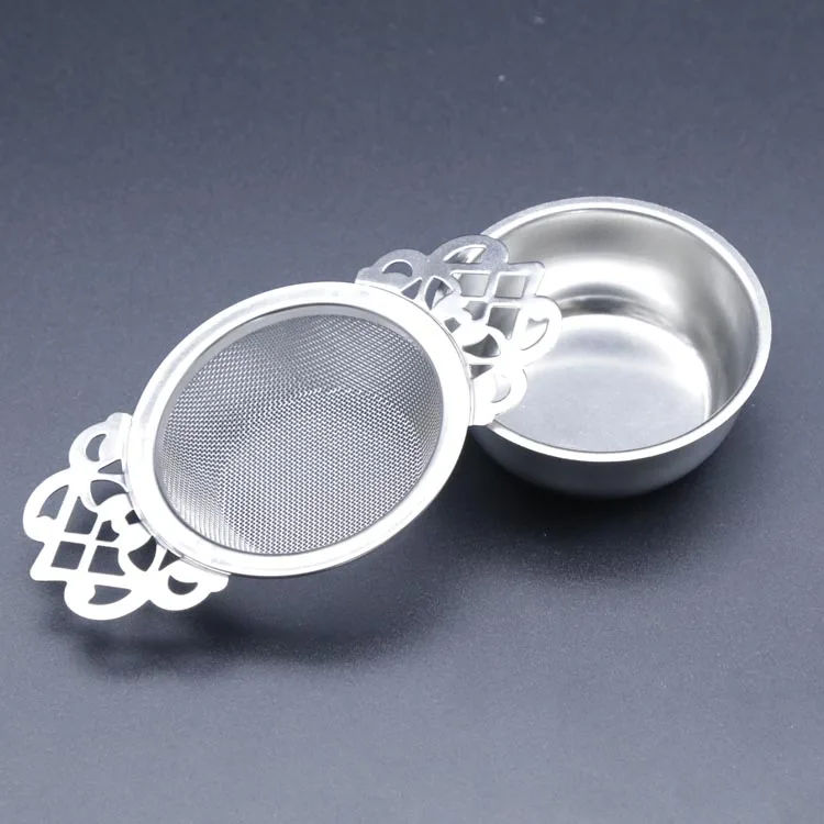 Mesh Tea Infuser Stainless Steel Loose Leaf Tea Filter with Double Winged Handles