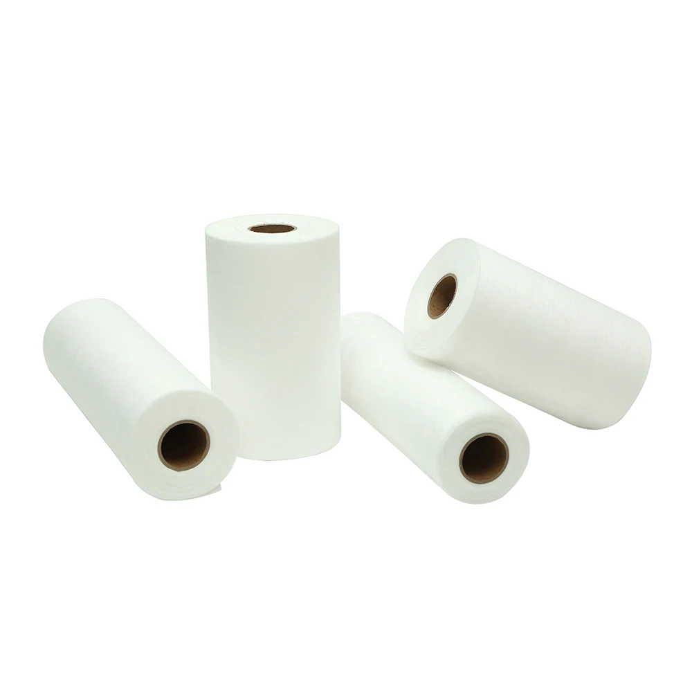 100% pp pla non woven bag black nonwoven fabric non woven fabric factory 100% Pla Biodegradable Plain Spunlaced Nonwovens