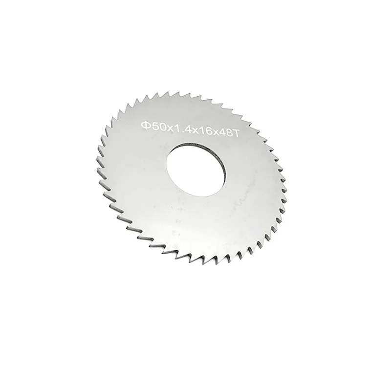 50mm Thickness1.4mm 48T Solid Carbide Circle Saw Blade for Machining Throat Hoop Like Milling Groove