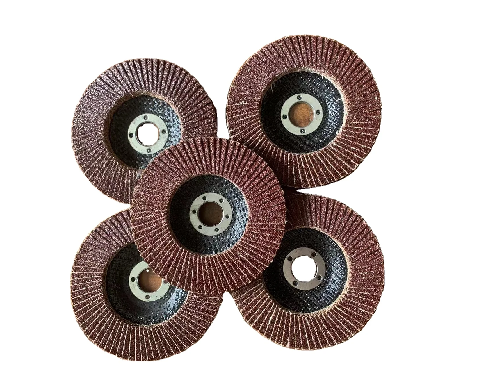 4-Inch Extra Power Customized Size 4-Inch Vertical Flap Disc Abrasive Honing Tools Metal Grinding Aluminum Oxide Fashion Design