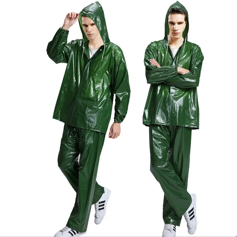 factory  direct supply high quality  hot selling non  disposable raincoat portable transparent thickened adult plastic raincoat