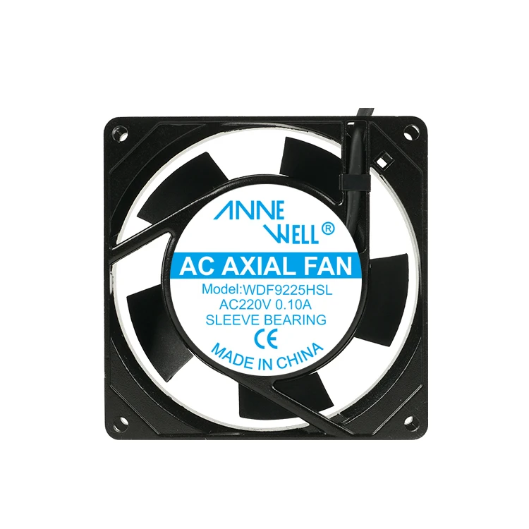 90mm High temperature resistant High CFM ventilation fan 220volt 230v ball/sleeve bearing 92mm 9225 ac Chassis axial cooling fan
