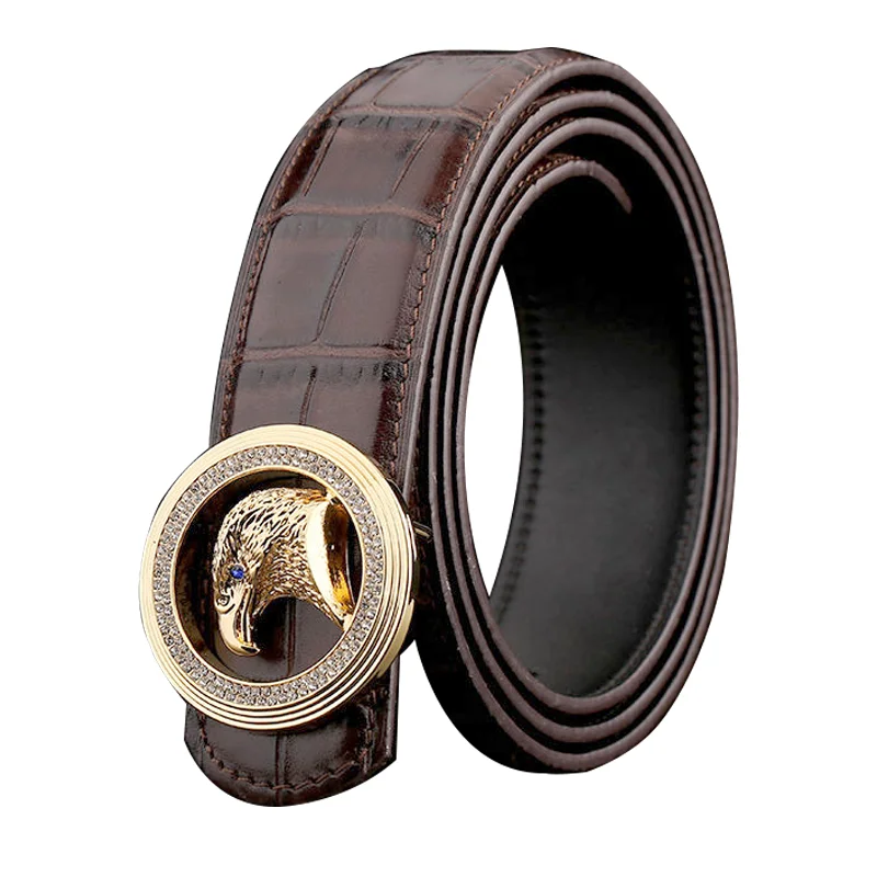 
 Высококачественный ремешок из твердой латуни с гладкой пряжкой со стразами ремни из натуральной кожи медные ремни с пряжкой кожаные ремни для мужчин  