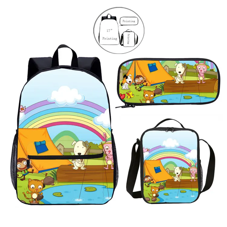 Рюкзак для девочек с принтом принцессы, школьный рюкзак для девочек-подростков с индивидуальным логотипом