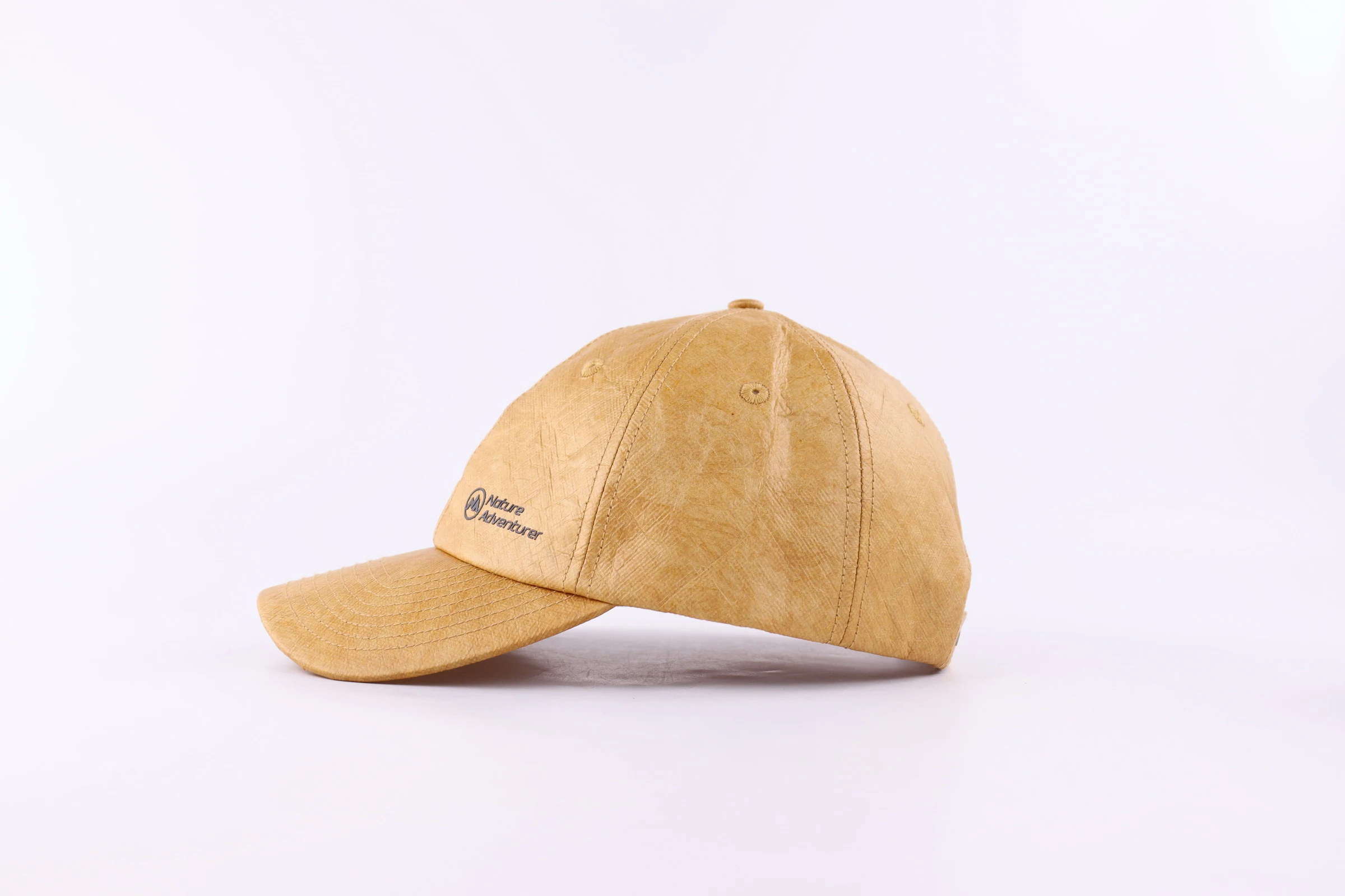 Premium Classic Custom Dupont Tyvek paper fabric  6-Panel Dad Hat soft panel HD raised printing logo