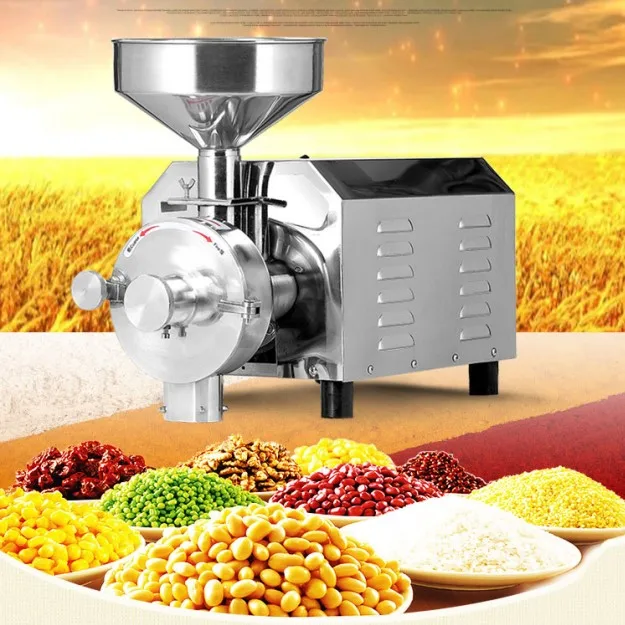 small hammer grain mill wheat for farm use processing soybean corn straw coconut shell forage grinder electric machine
