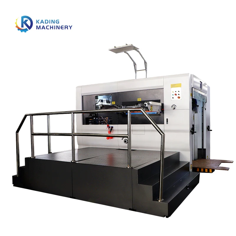 Semi-auto Cake Paper Board Flatbed Die Cutting Creasing Machine paper processing machinery