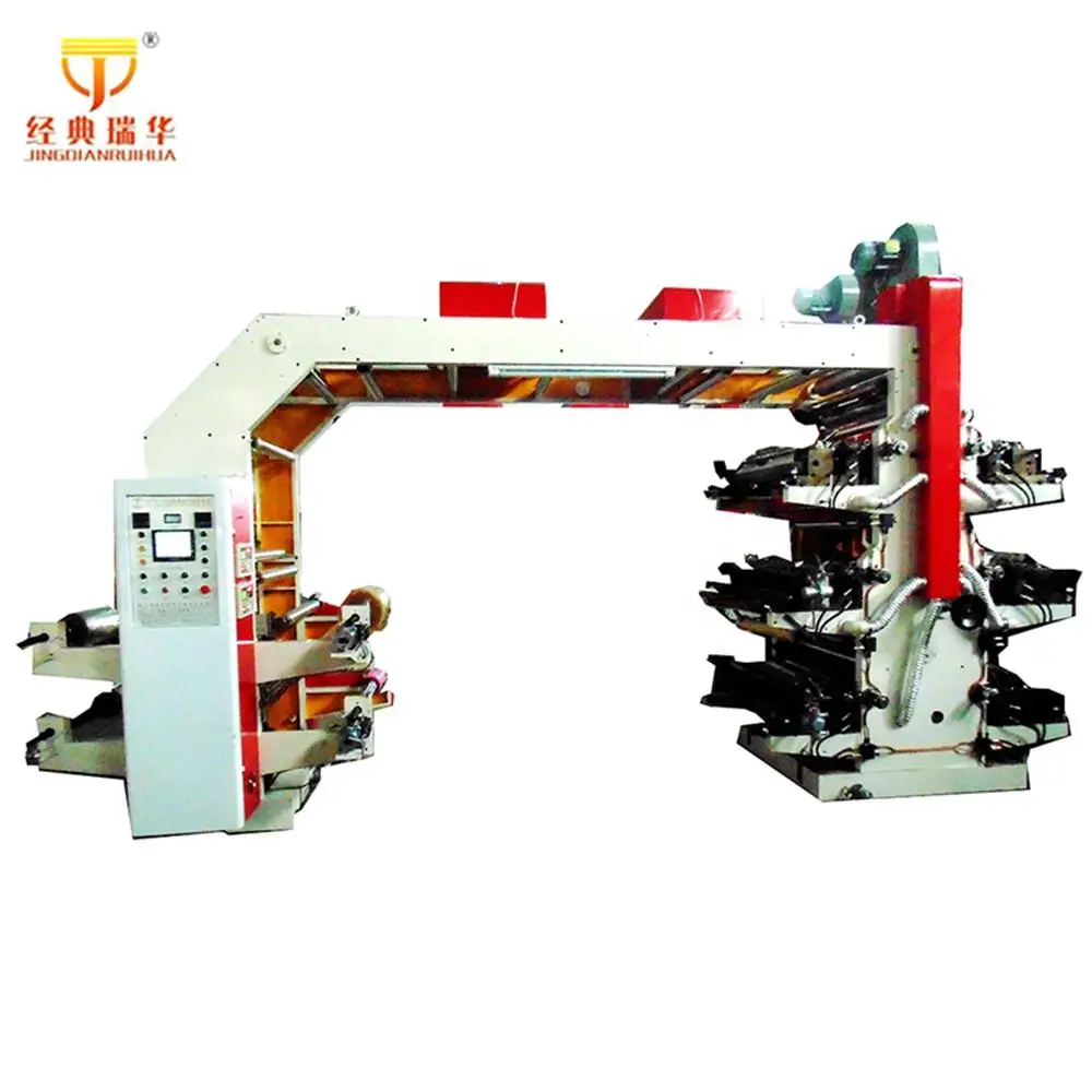 Good Quality Plastic Cover Printing Machine Automatic Plastic Bag Flexographic Printers Flexo Printing Device