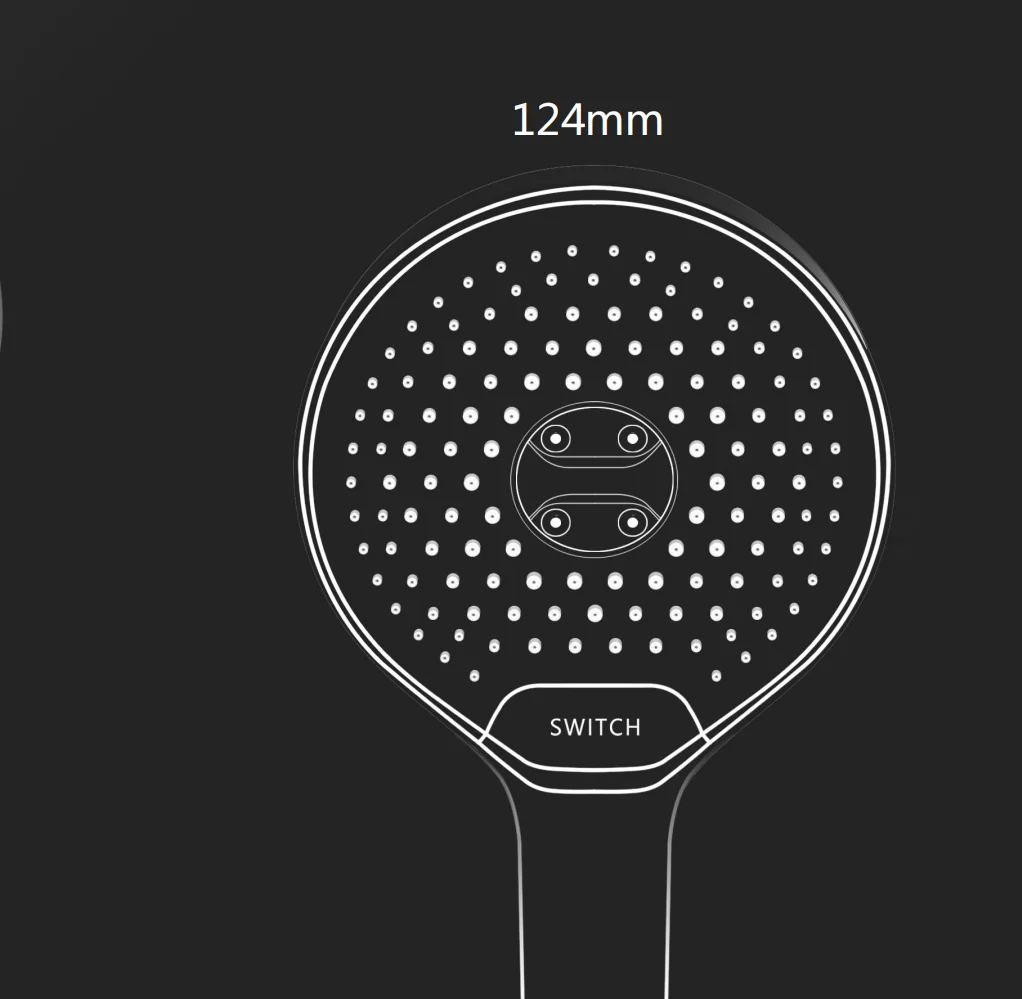 Bathroom 3 Mode Economic Universal Hot selling Hand Held Rain Shower Head hand shower set