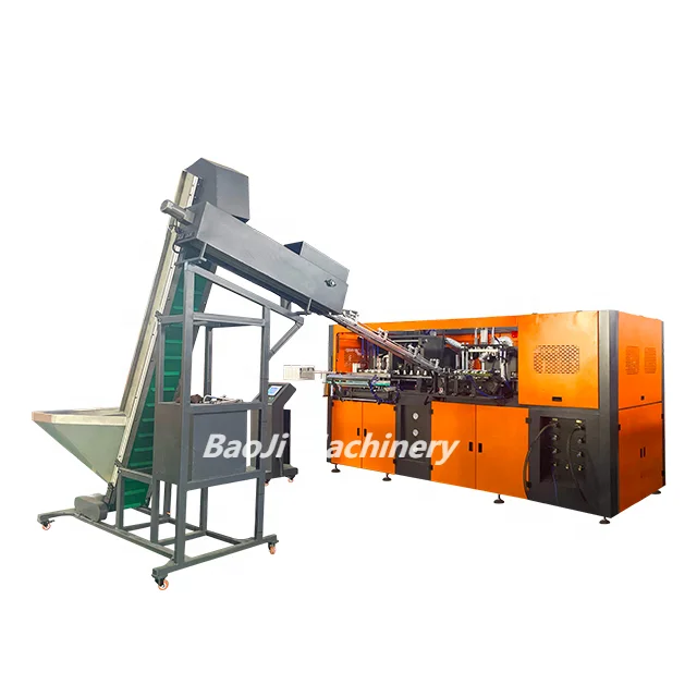Fully Automatic 4cavity mineral water bottle 600ml Blowing Machine Price Made by the PET preform stretch blow moulding machines
