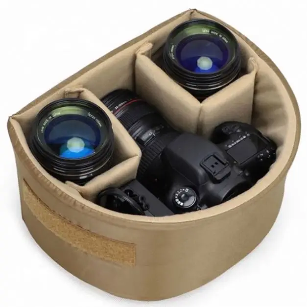 Solid And Durable Feature Pack SLR Deluxe Camera Canvas Leather Backpack Everyday Carry Camera Bag Dedicated To Video Bloggers