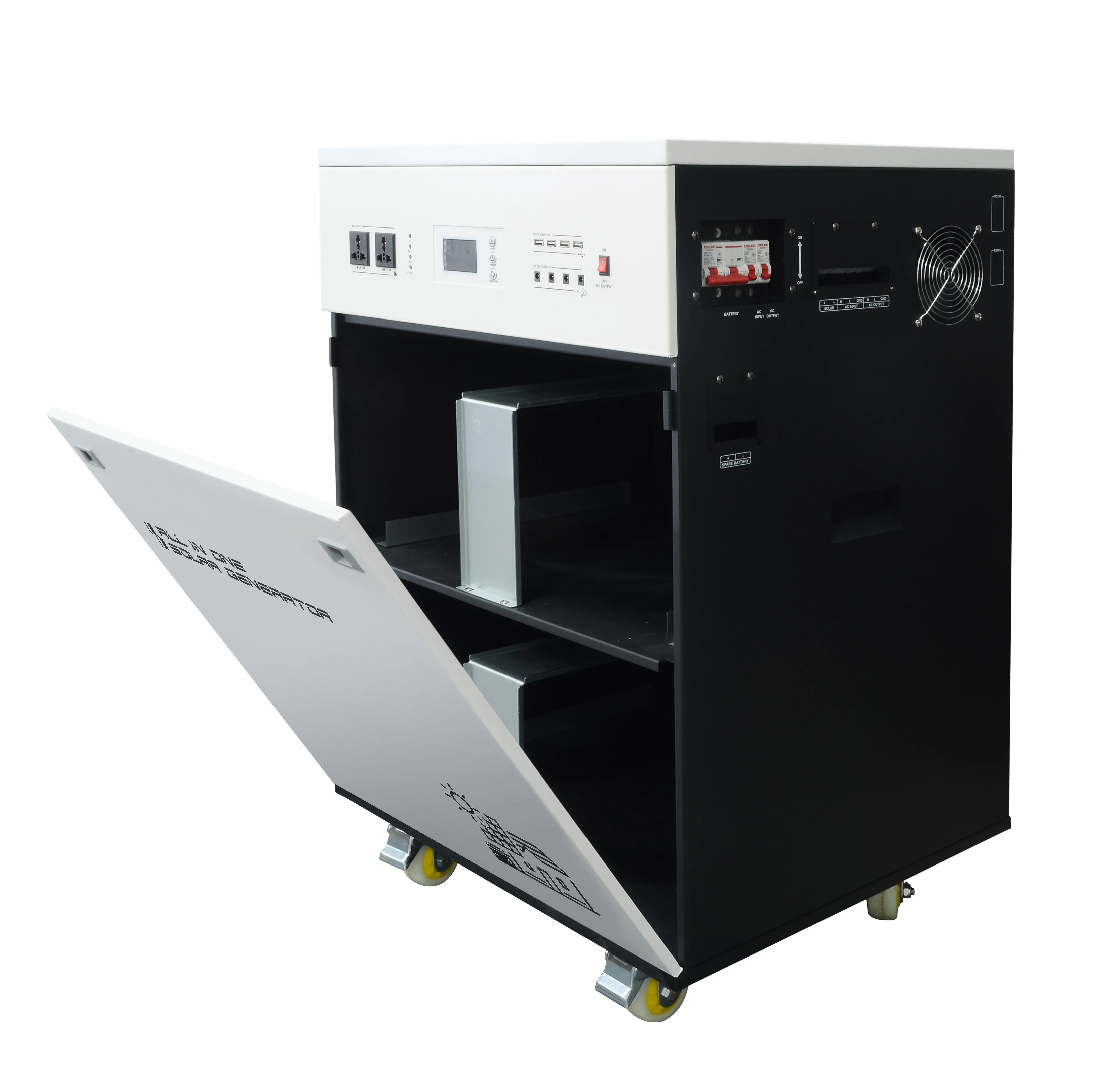 6000w 6kva MPPT PWM 48vdc UPS Supply Station 110v 120v 220v Solor Eneragy Inverter For Refrigerator