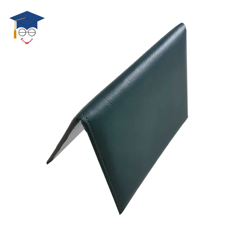 Wholesale Graduation Certificate leather paper holder with internal landscape